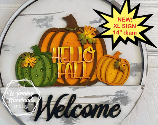 XL Interchangeable Welcome Sign